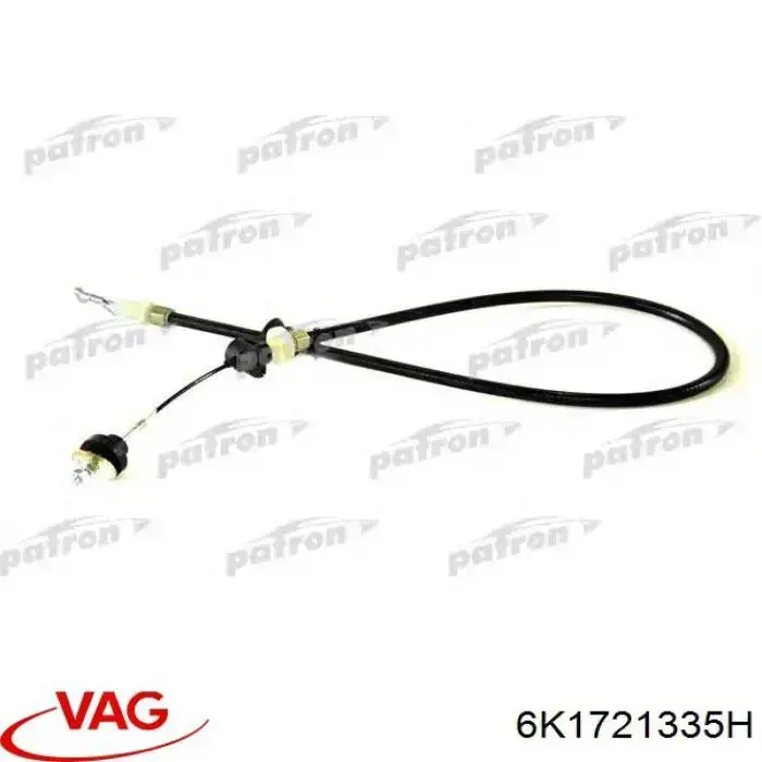 Трос сцепления VAG 6K1721335H цена, от 8.03 USD