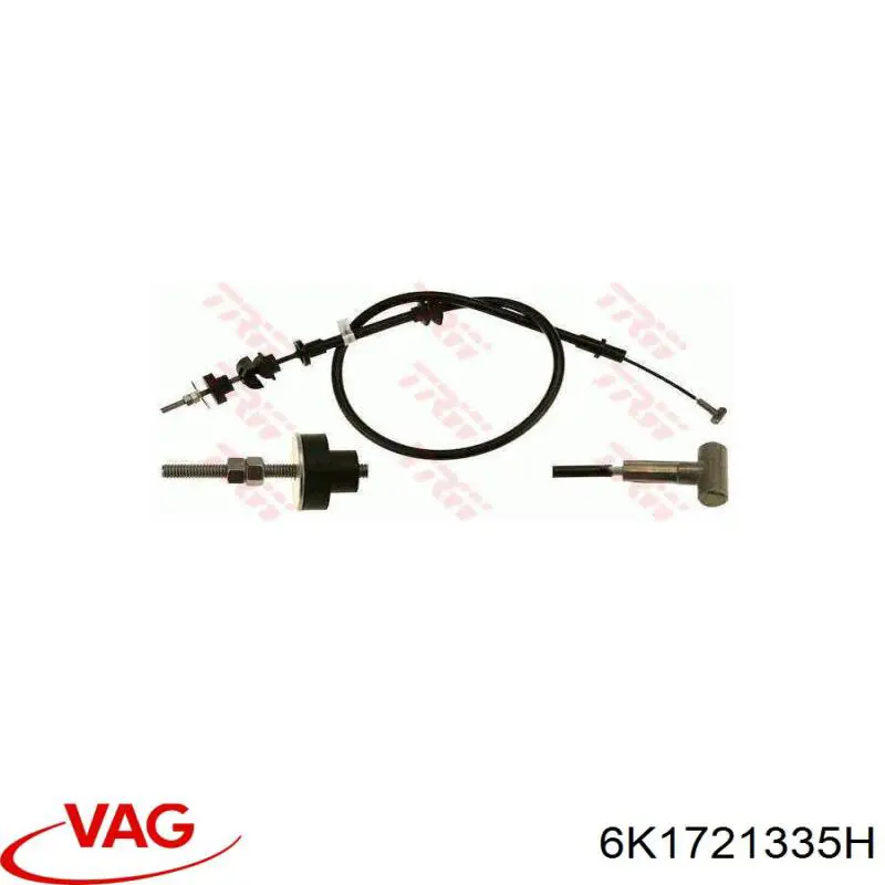 Тросик сцепления VAG 6K1721335H