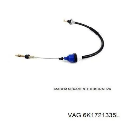 Купить 6K1721335L VAG Трос сцепления