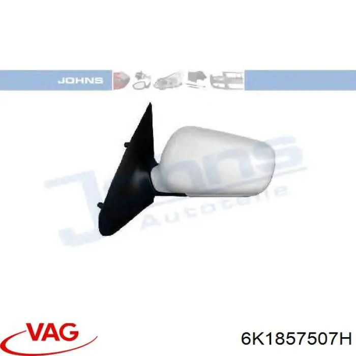 Купить 6K1857507H VAG Наружное зеркало левое
