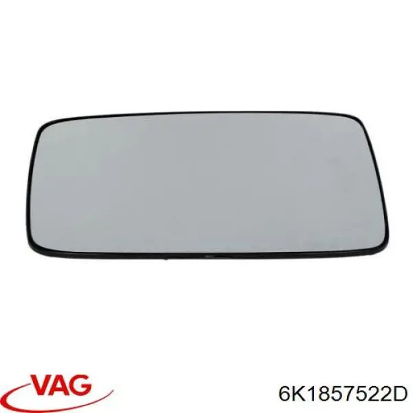 6K1857522D VAG зеркальный элемент зеркала заднего вида правого