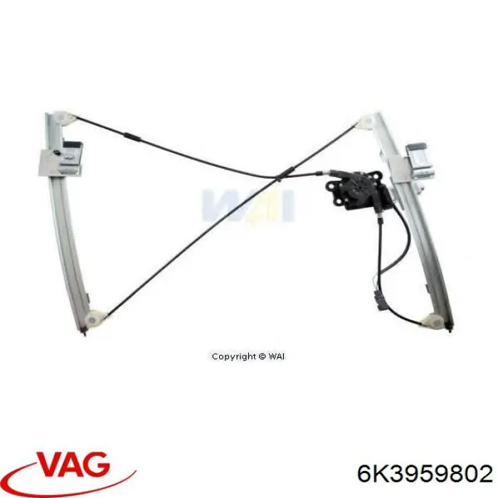 Купить 6K3959802C VAG Мотор стеклоподъемника двери передней правой