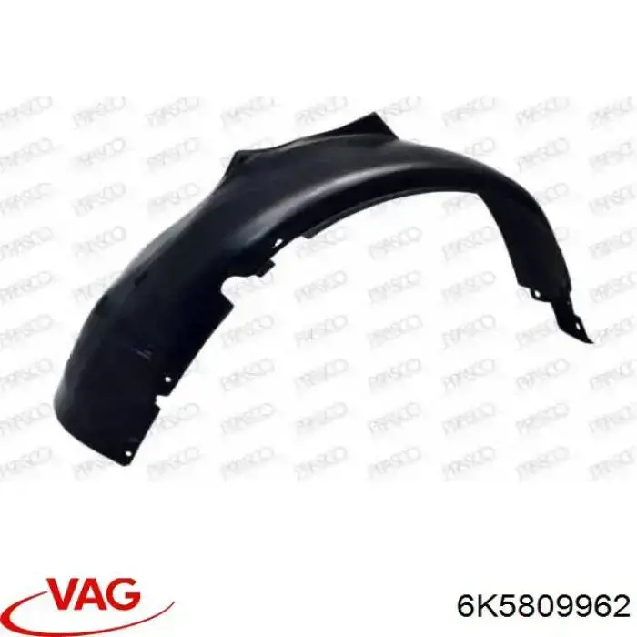 6K0809962CB41 VAG Подкрыльник переднего крыла, правый