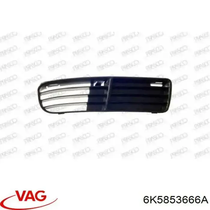 Купить 6K5853666A VAG Решетка бампера переднего правая