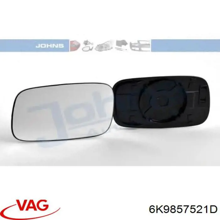 Зеркало заднего вида, левое VAG 6K9857521D цена, от 40.77 USD