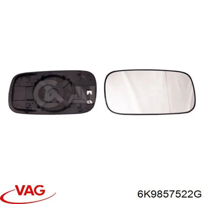 Купить 6K9857522G VAG Стекло правого зеркала заднего вида
