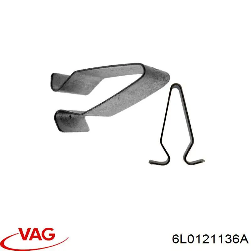 Купить 6L0121136A VAG Пистон крепления подкрылок