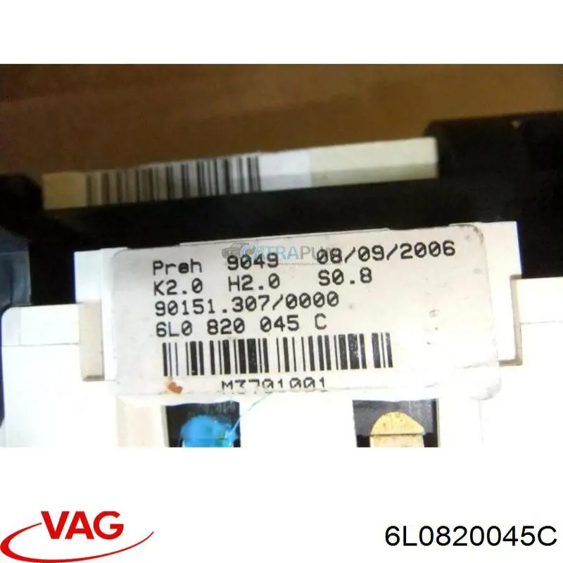 Блок управления кондиционером 6L0820045C VAG