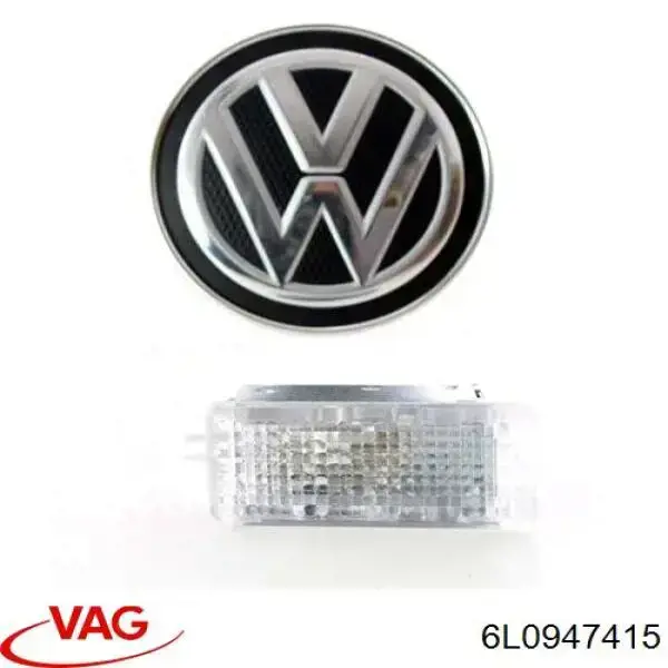 Лампа освещения багажника на Volkswagen Caddy IV 