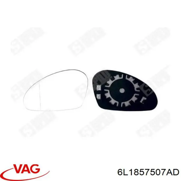 Зеркало левое VAG 6L1857507F01C