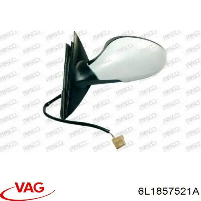 Купить 6L1857521A VAG Стекло зеркала заднего вида, левого