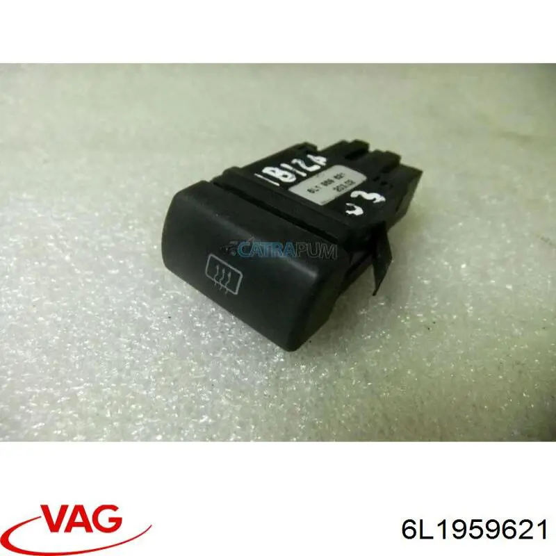 Кнопка обогрева заднего стекла VAG 6L1959621 цена, от 8.87 USD