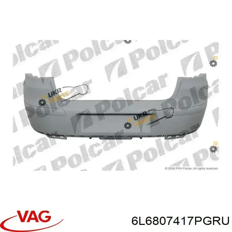 6L6807417PGRU VAG Задний бампер