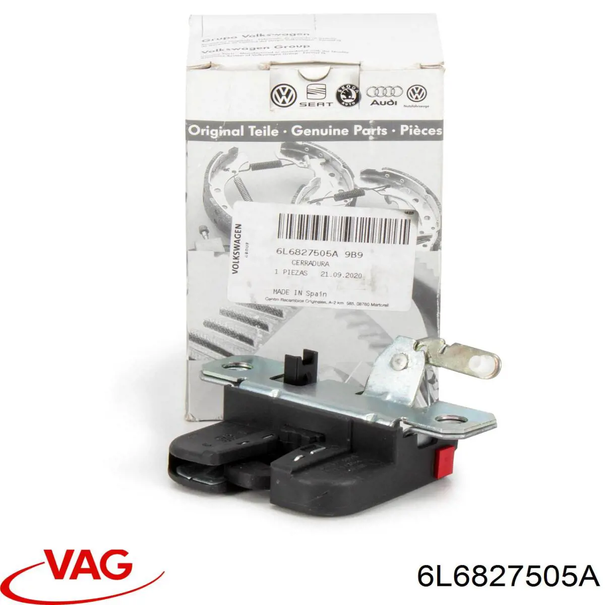 Купить 6L6827505A VAG Замок задней двери