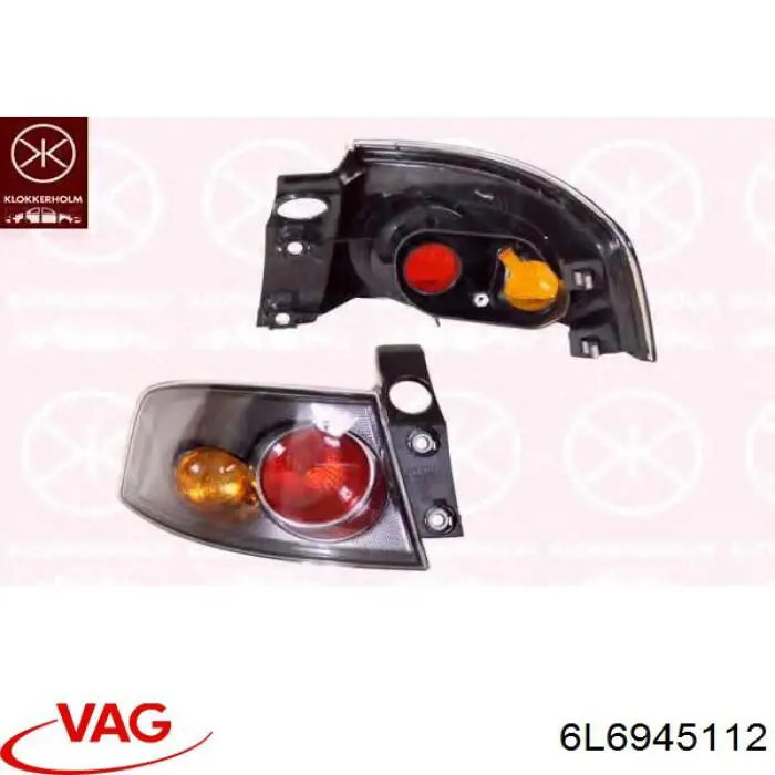 Купить 6L6945112 VAG Фонарь задний правый, внешний