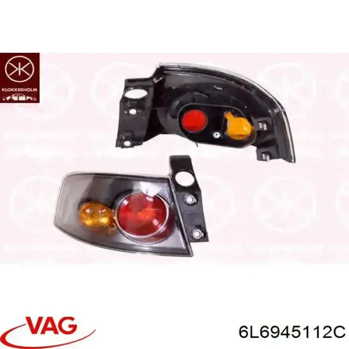 Фонарь задний правый внешний 45405 VAG
