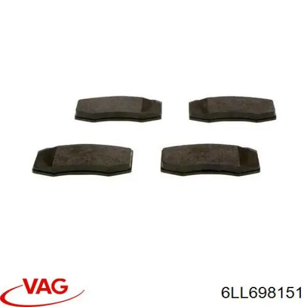 Купить 6LL698151 VAG Колодки тормозные