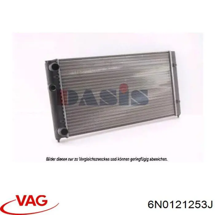 Купить 6N0121253J VAG Радиатор водяной