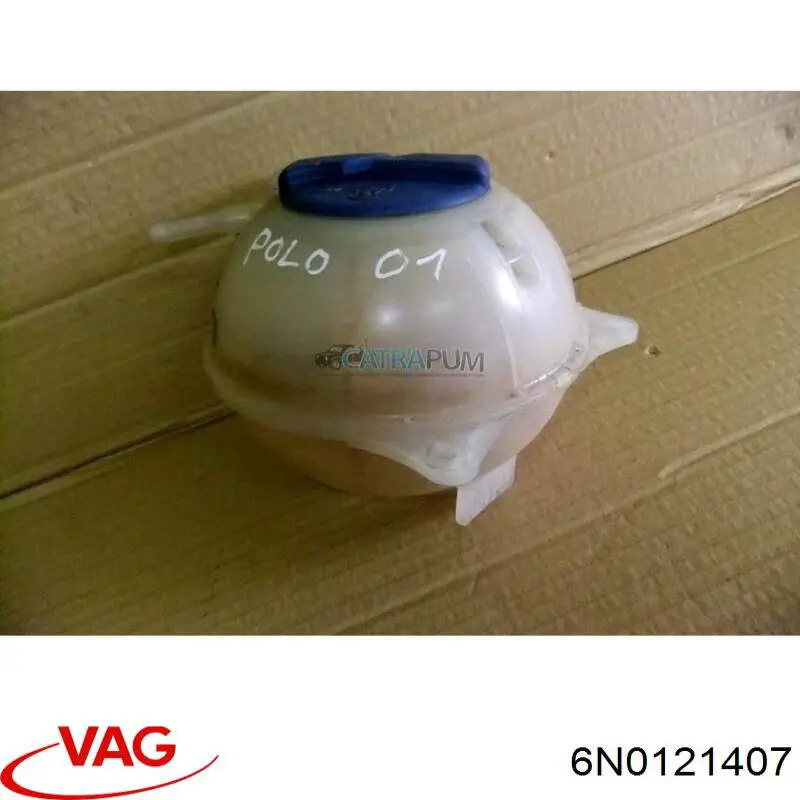 Бачок системы охлаждения двигателя расширительный VAG 6N0121407 цена, от 401.46 UAH