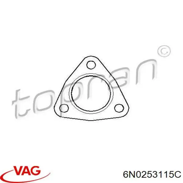 Прокладка глушителя 6N0253115C VAG