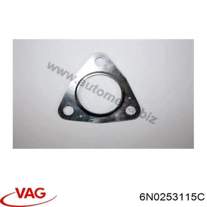 6N0253115C VAG прокладка приемной трубы глушителя