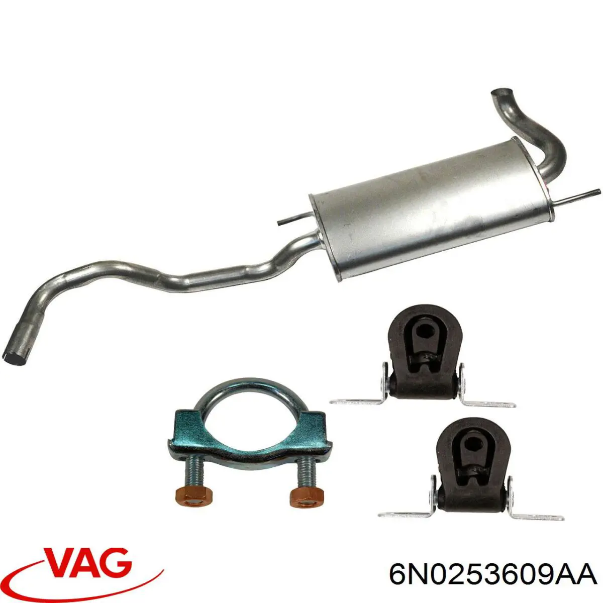 6N0253609B VAG Выхлопная труба
