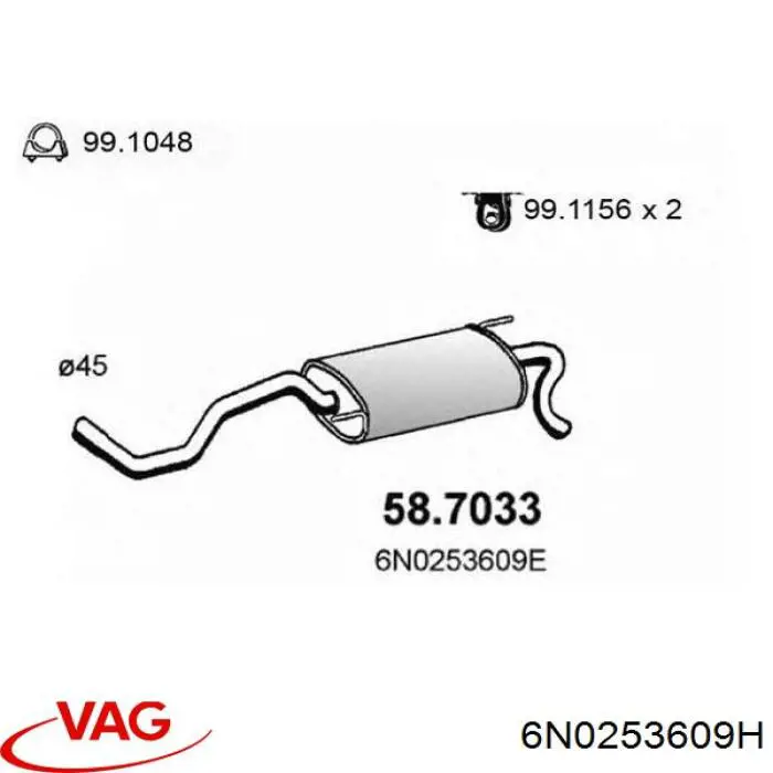  6N0253609H VAG