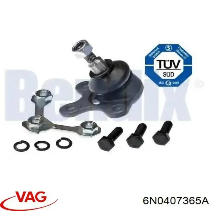Шаровая опора правая нижняя  VAG 6N0407365A