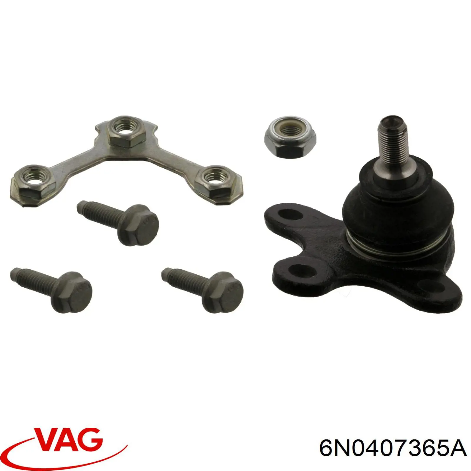6N0407365A VAG Правая нижняя шаровая опора