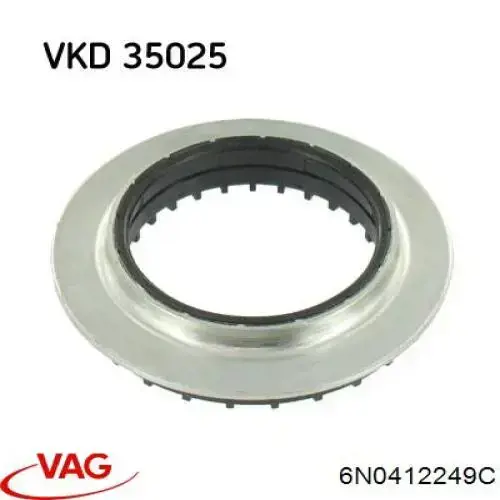 Подшипник опорный амортизатора, переднего VAG 6N0412249C цена, от 5.65 USD