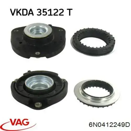 Подшипник опорный амортизатора, переднего VAG 6N0412249D цена, от 11.11 USD