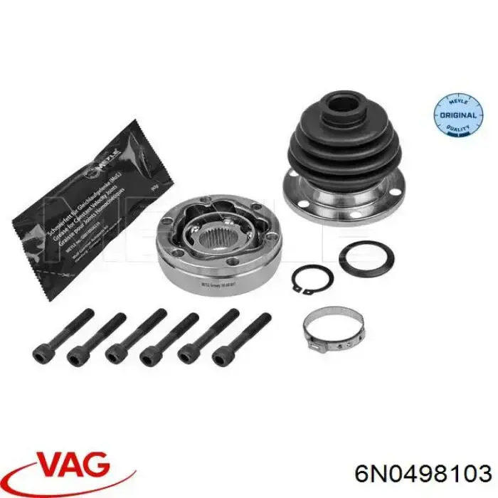 Шарнир угловых скоростей внутренний передний VAG 6N0498103 цена, от 33.88 USD