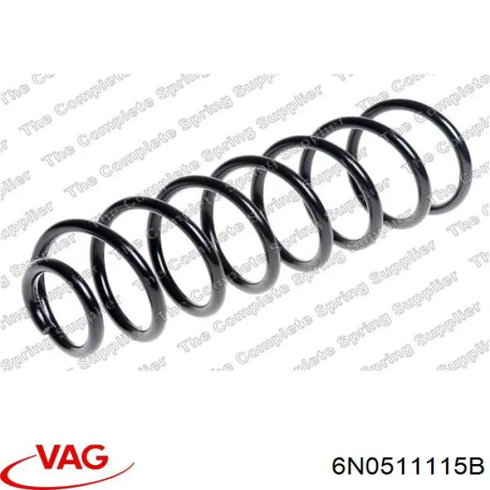 6N0511115B VAG Пружина подвески задняя
