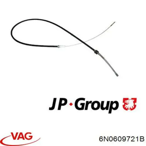 Задний трос ручника VAG 6N0609721B цена, от 8.54 USD