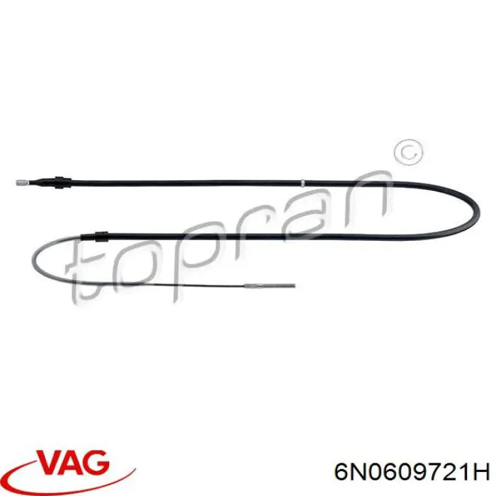 Купить 6N0609721H VAG Тормоз стояночный
