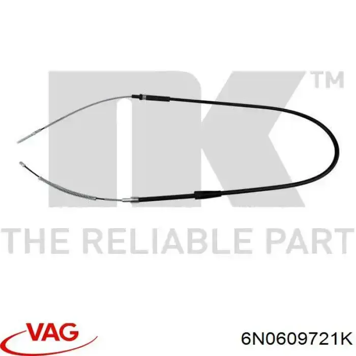 Купить 6N0609721K VAG Тормоз стояночный