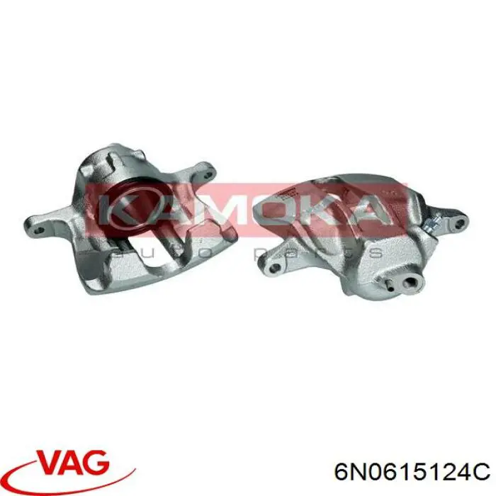 6N0615124C VAG Суппорт тормозной, передний, правый