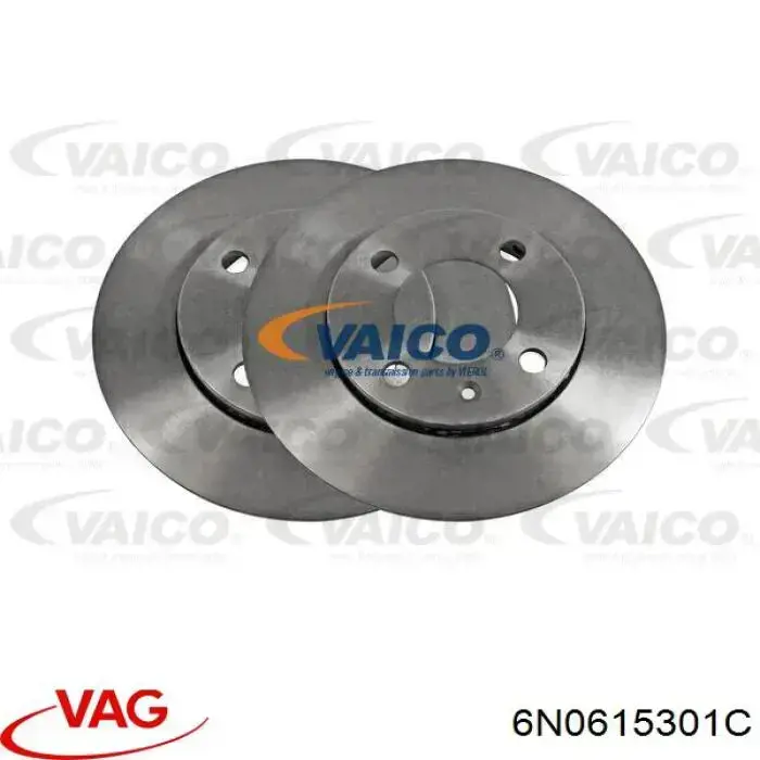 Купить 6N0615301C VAG Ротор тормозной