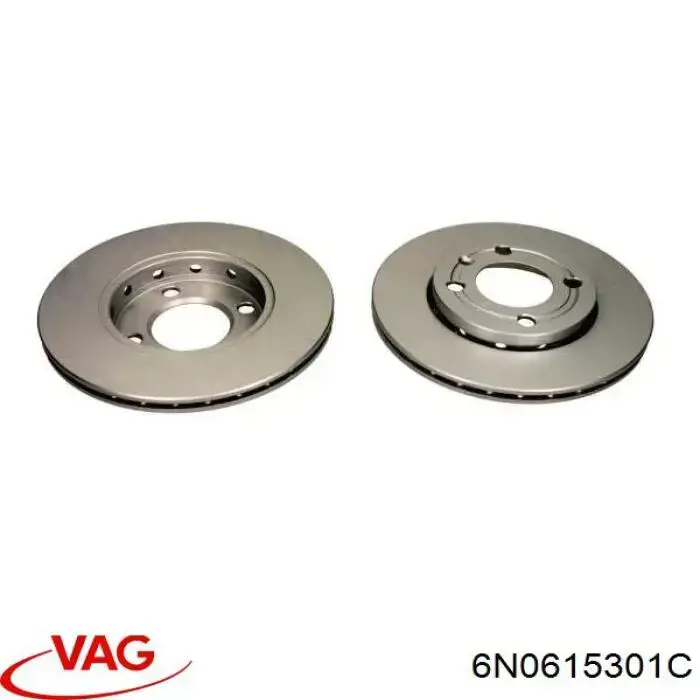 Передние тормозные диски 6N0615301C VAG
