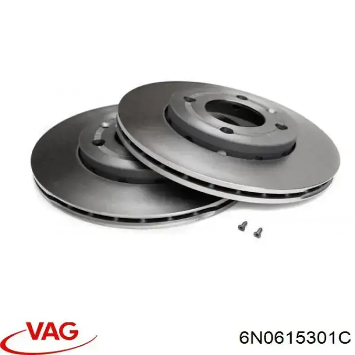 6N0615301C VAG диск тормозной передний