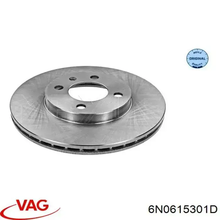 6N0615301D VAG Диск тормозной передний