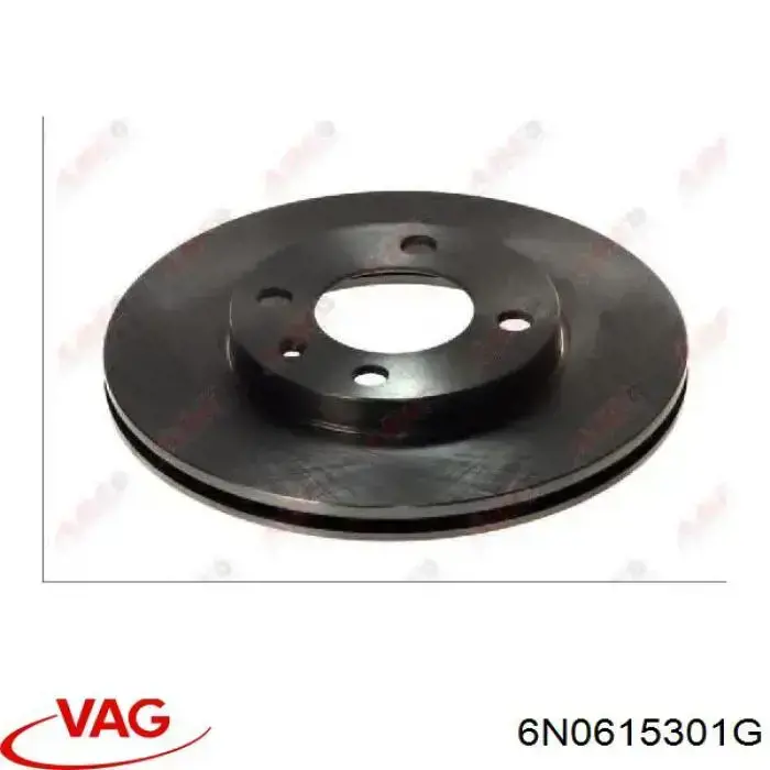 6N0615301G VAG диск тормозной передний