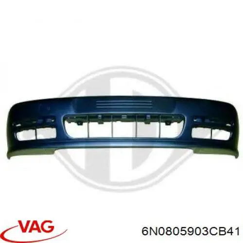 Передний бампер 6N0805903CB41 VAG