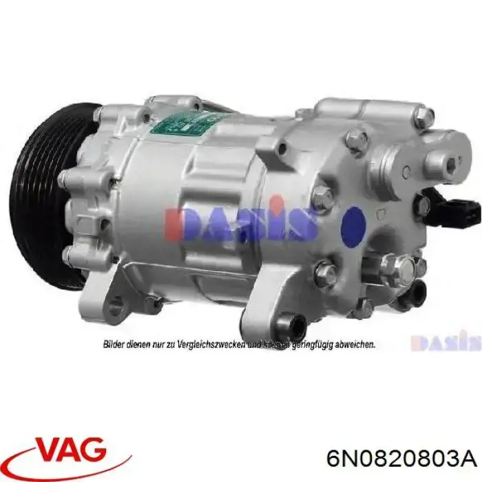 Компрессор системы кондиционирования VAG 6N0820803A цена, от 44.34 USD
