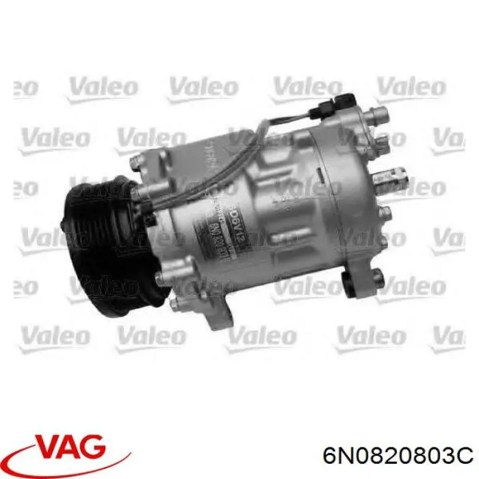 Компрессор системы кондиционирования VAG 6N0820803C цена, от 54.03 USD