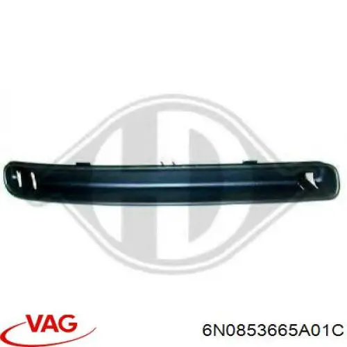 Купить 6N0853665A01C VAG Молдинг бампера переднего левый
