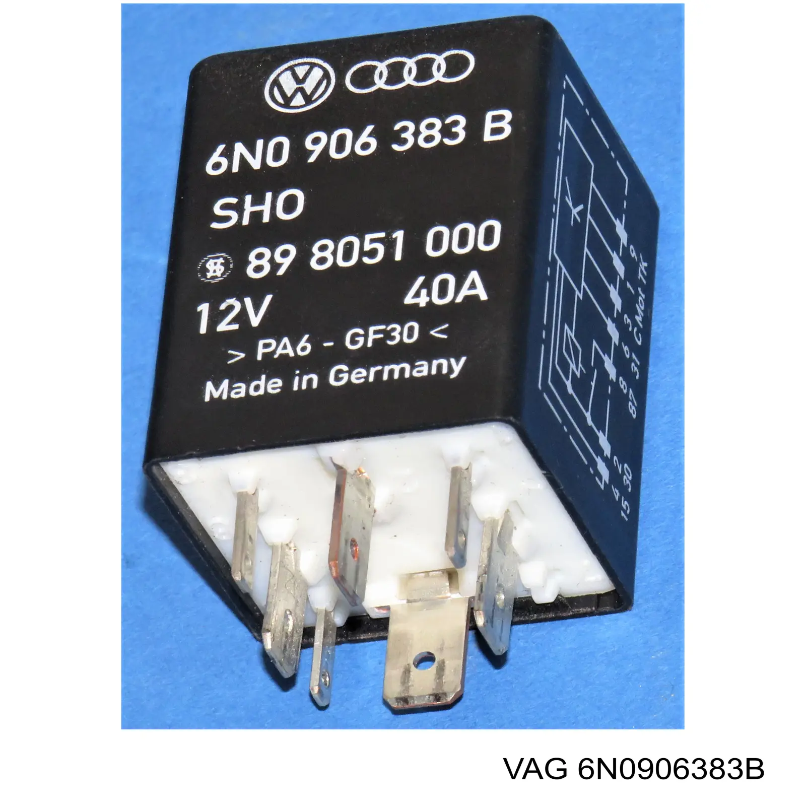 Купить 6N0906383B VAG Реле бензонасоса