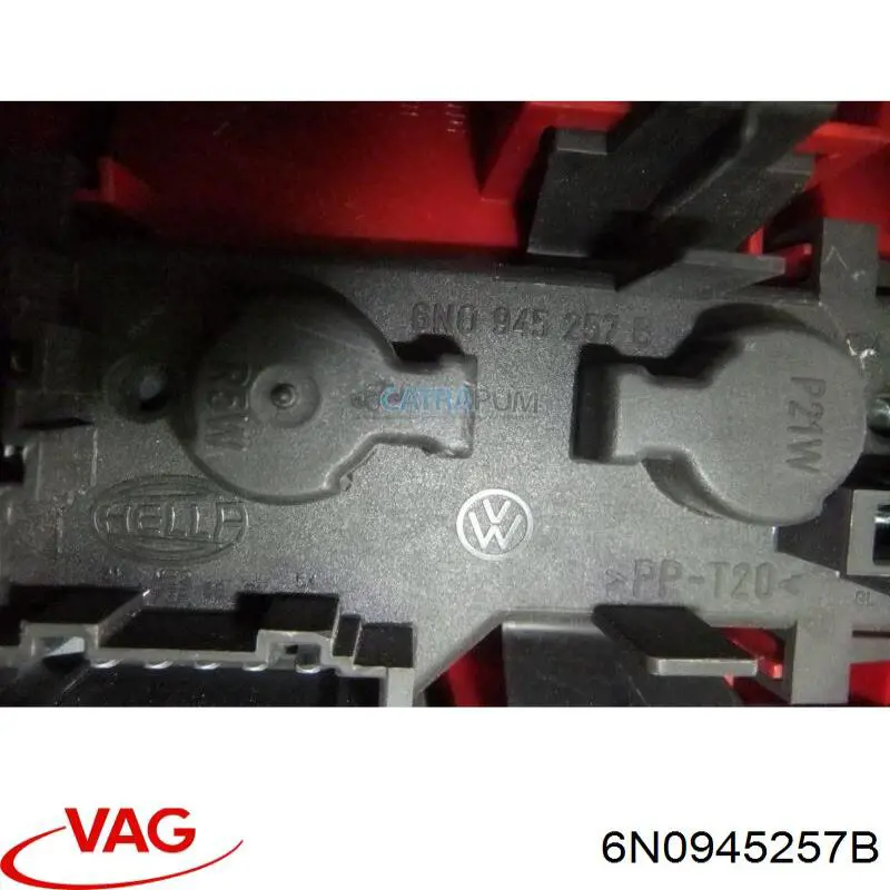 6N0945257B VAG Плата заднего фонаря контактная