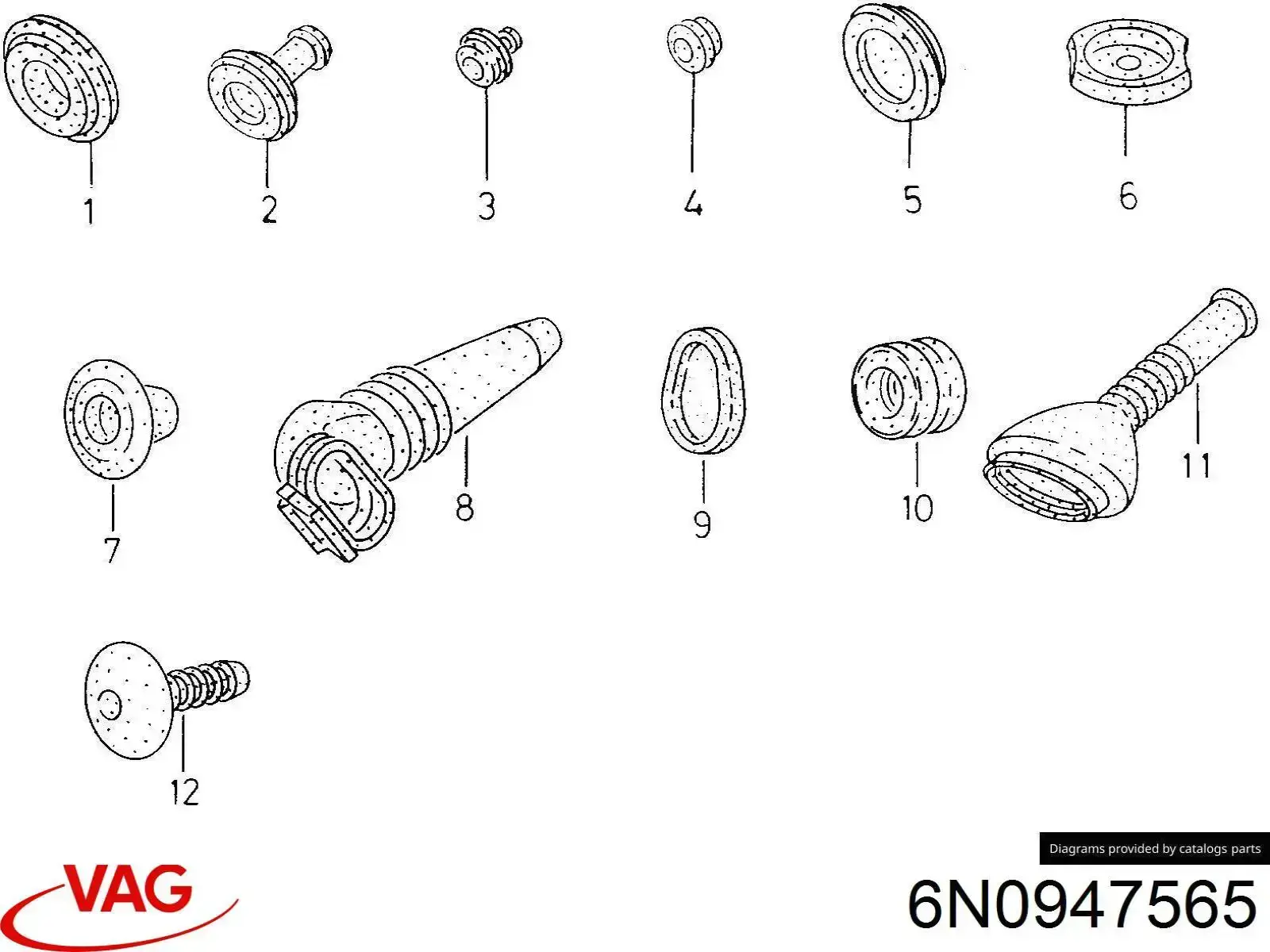  VAG 6N0947565 цена, от 1.18 USD