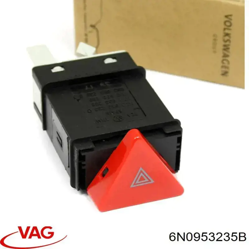 Купить 6N0953235B VAG Кнопка включения аварийной сигнализации